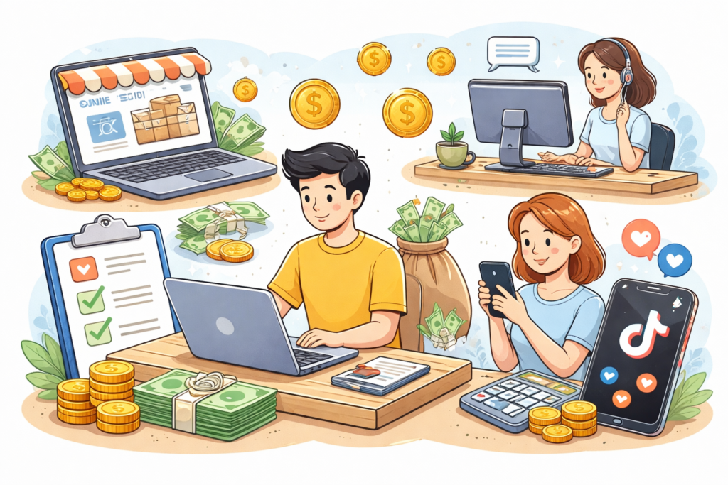 Como Ganhar Dinheiro Rápido: Trabalhar em Casa, Online e Até Pelo TikTok