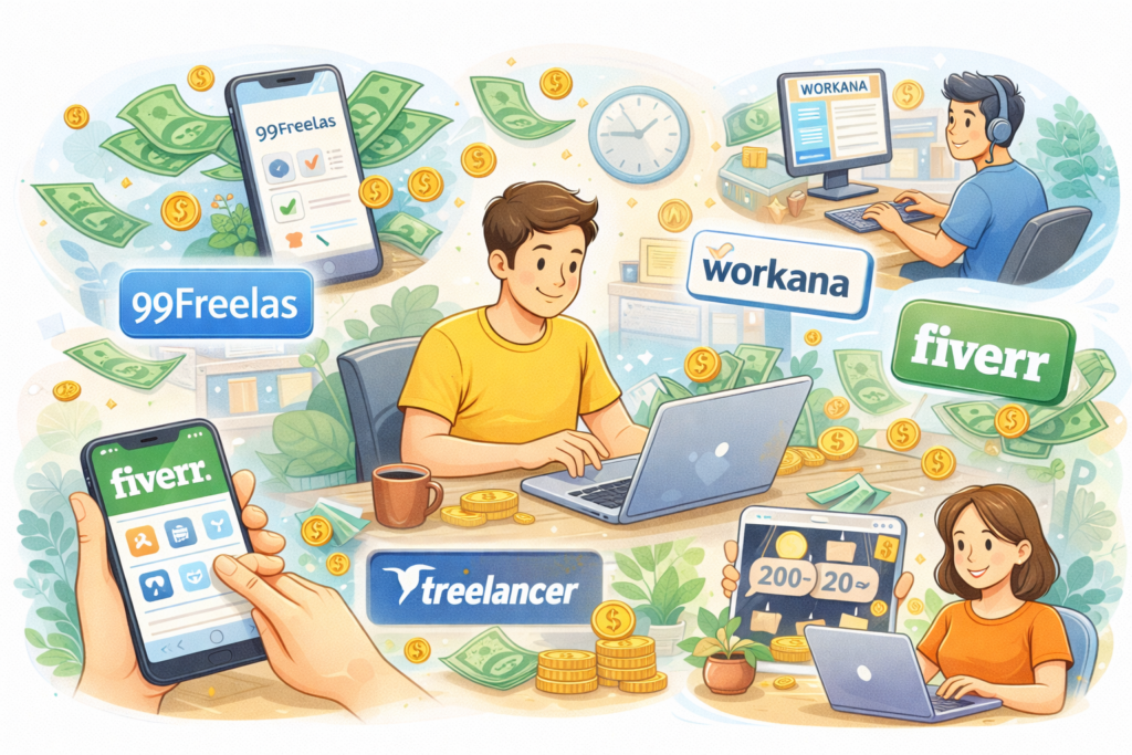 99Freelas, Workana, Fiverr, Freelancer e Vinteconto: Guia Completo Para Ganhar Dinheiro Como Freelancer